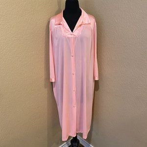 Large Vintage Pink Vanity Fair Women's HouseCoat Robe